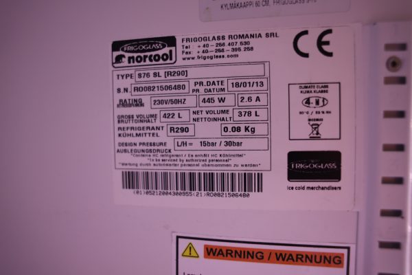 Norcool kylmäkaappi (GL6) - Image 13