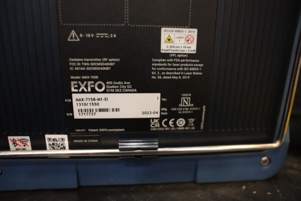 EXFO Max-700B kuitumittauslaite (GL11) - Image 8