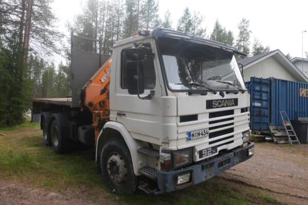 Scania 92H kuorma-auto kuormanostimella - Image 3