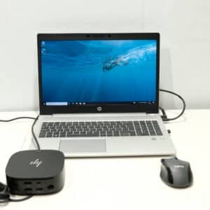 HP ProBook 450 G7 tietokone, telakka, hiiri (BB100)