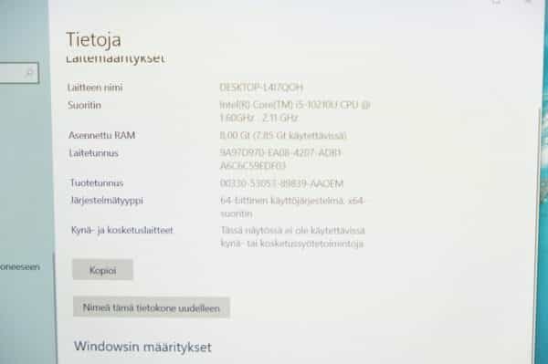 HP ProBook 450 G7 tietokone, telakka, hiiri (BB100) - Image 8