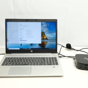 HP ProBook 450 G7 kannettava tietokone + telakka (BB107)