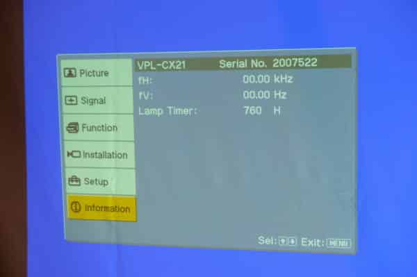 SONY VPL-CX21 projektori (BB109) - Image 2