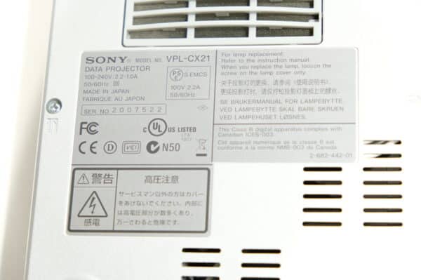 SONY VPL-CX21 projektori (BB109) - Image 19