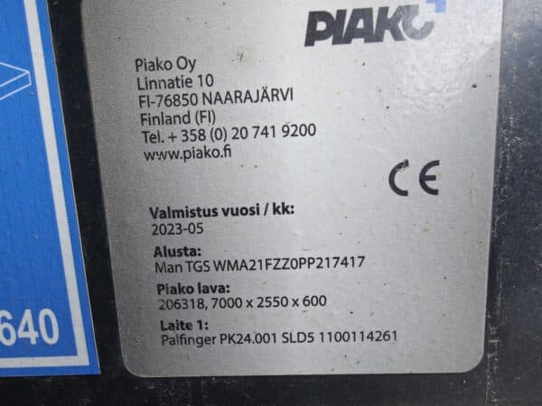 MAN TGX 26.430 6x2-4 LL 12.4 + Palfinger nosturi (MPE-849) - Image 16