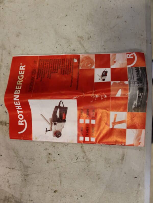 Rothenberger supersonic 1250 kierrekone (LT37) - Image 10