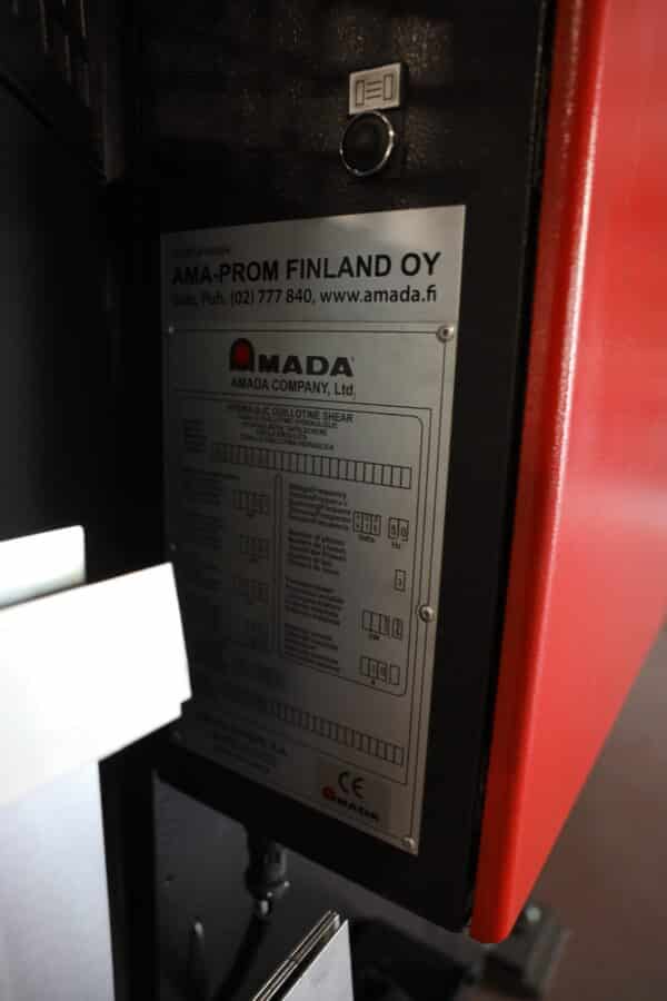 Amada GS II 630 giljotiinikone (H15) - Image 17