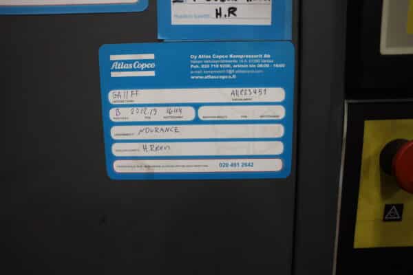 Atlas Copco GA 11 FF ruuvikompressori (H23) - Image 9