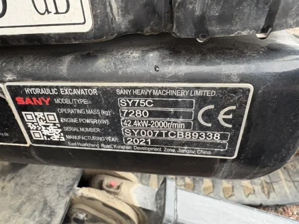 SANY SY75 - Image 6