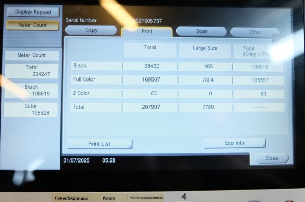 KONICA MINOLTA bizhub C558 monitoimilaite + viimeistelijä (X5) - Image 3