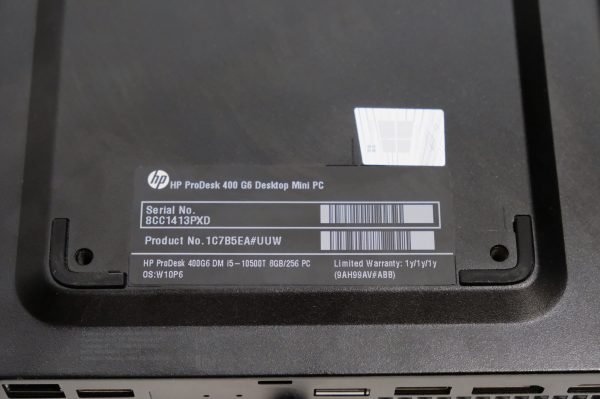 HP ProDesk 400 G6 Desktop Mini PC tietokone (X11) - Image 5