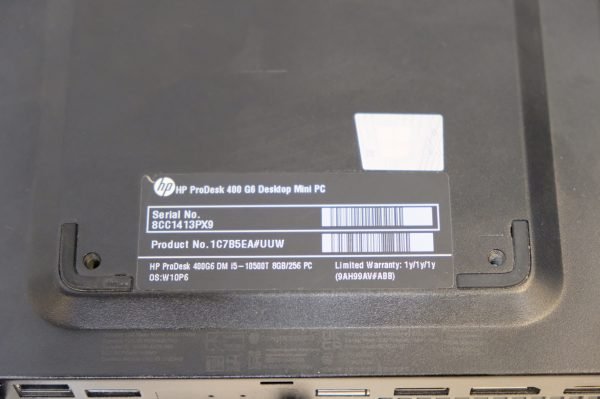 HP Prodesk 400 G6 Desktop Mini PC tietokone (X12) - Image 11