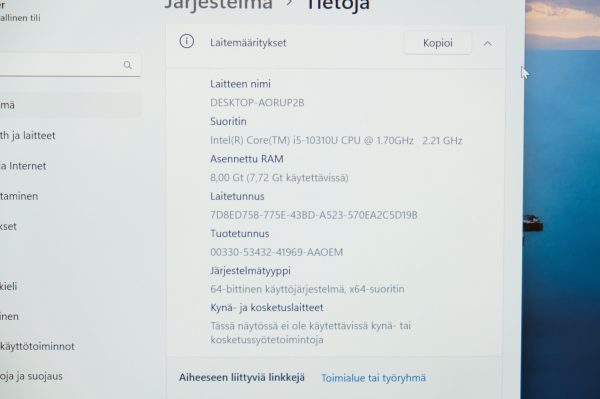 Lenovo ThinkPad T14 Gen 1 kannettava tietokone (NT106) - Image 12