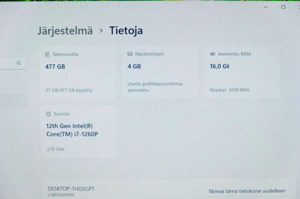 Lenovo ThinkPad P16s Gen 1 kannettava tietokone (X15) - Image 9