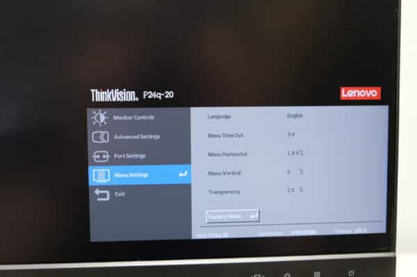 Lenovo ThinkVision P24q-20 monitori (AL115) - Image 10