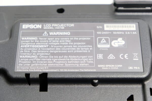 EPSON EB-1940W projektori (KK51) - Image 16