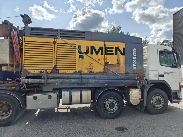 NEMEK 407 RT PORAVAUNU, Volvo FM 400 12.8 (IHU-310) JA ATLAS COPCO RXS 566 KOMPRESSORI - Image 8