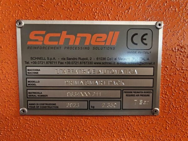 Schnell Prima Smart Pack hakasautomaatiokone - Image 61