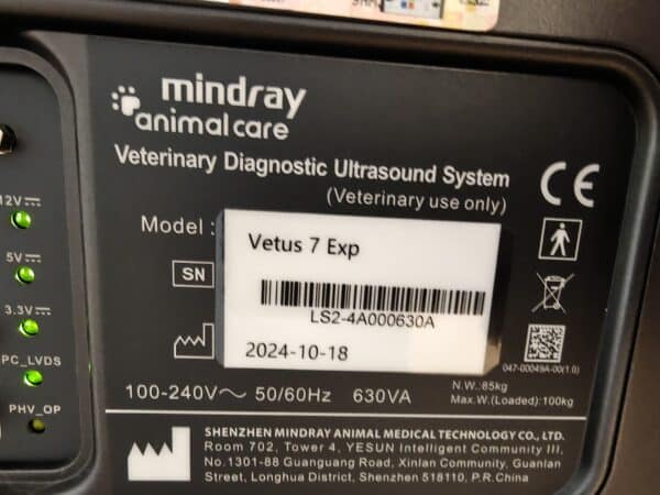 mindray Vetus 7 Exp ultraäänilaite (G1000) - Image 16