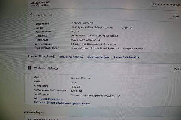 Blackstorm pelitietokone ja Dell Ultrasharp 27'' näyttö (TK2003) - Image 17