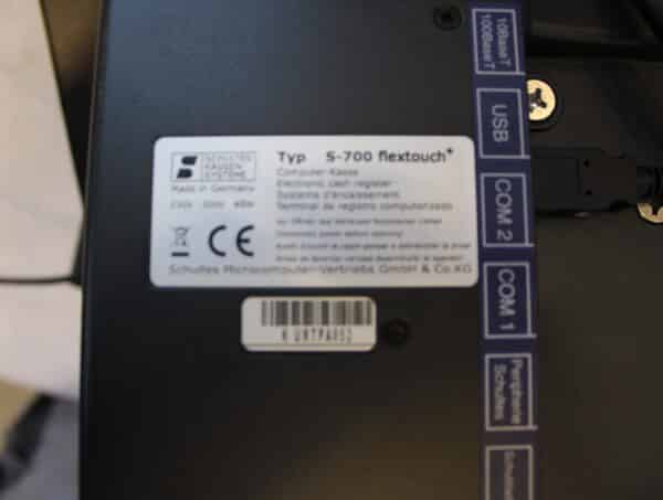SCHULTES S-700 FlexTouch kassajärjestelmä (G103) - Image 7