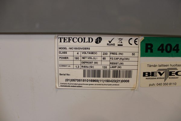 Tefcold jäätelöpakastin (TK08) - Image 7
